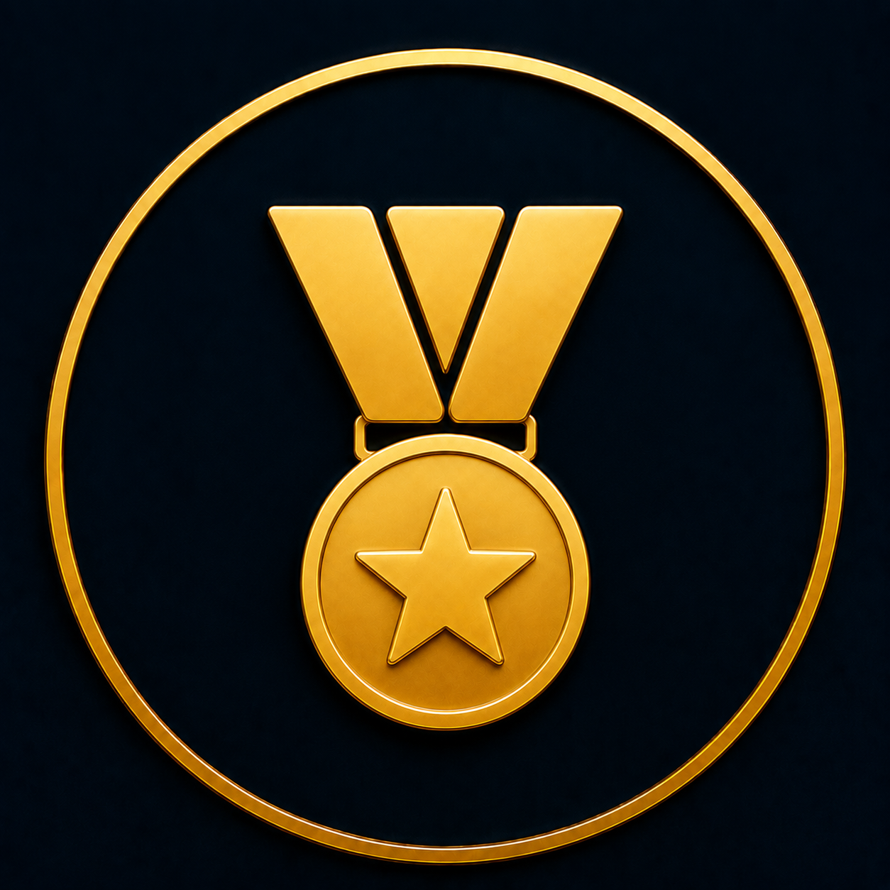Gold medal icon