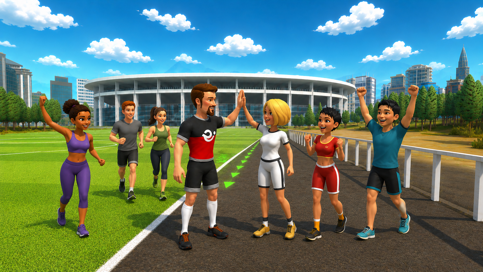 Trainingsplatz Community.
